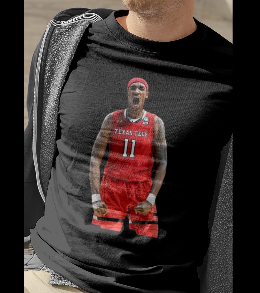 Tariq Owens Texas Tech Red Raiders Basketball 11 NCAA Tournament Roar T-Shirt