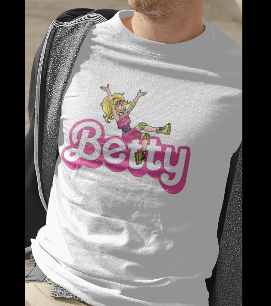 Betty Roller Skating Fun Barbie Style Adventure T-Shirt