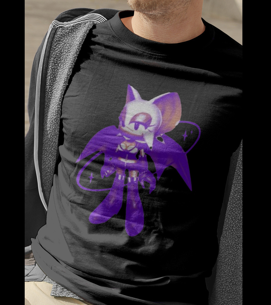 Mamonoworld Y2k Rouge Bat Character T-Shirt