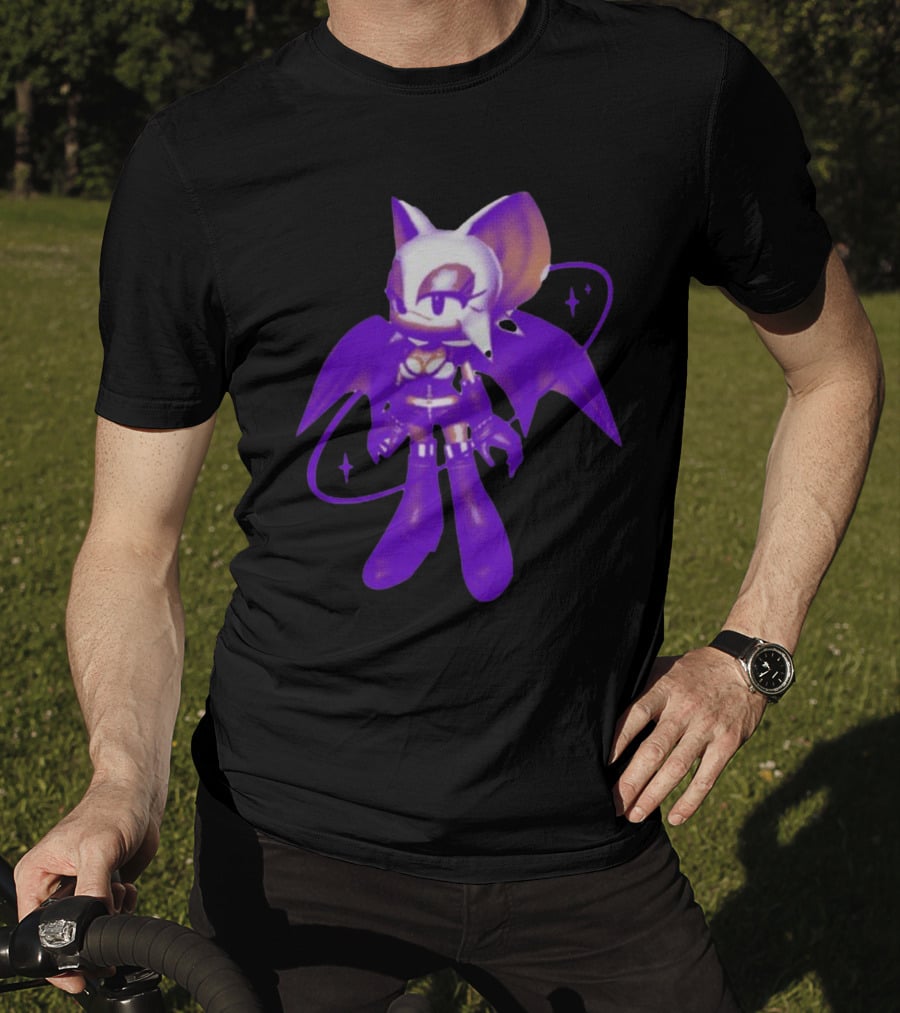 Mamonoworld Y2k Rouge Bat Character T-Shirt