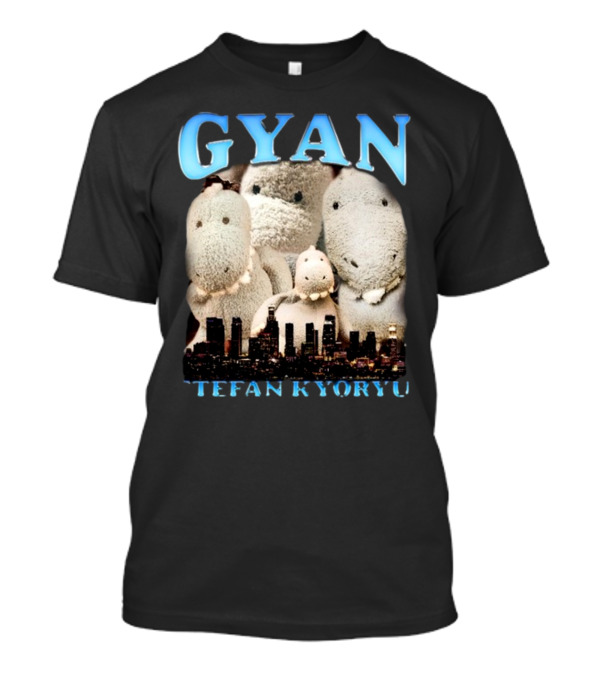 Thejoshipod Gyan Stefan Kyoryu Plush Cityscape T-Shirt