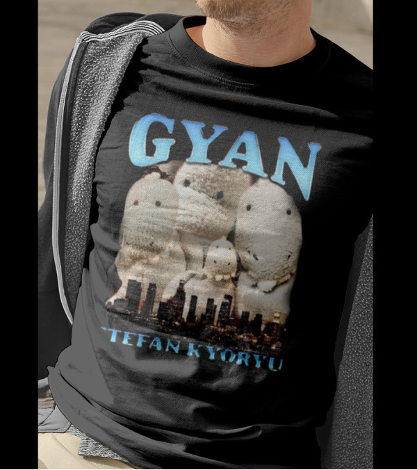 Thejoshipod Gyan Stefan Kyoryu Plush Cityscape T-Shirt