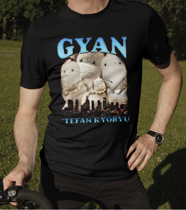 Thejoshipod Gyan Stefan Kyoryu Plush Cityscape T-Shirt