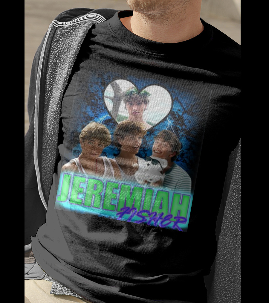 JEREMIAH FISHER Heart Lightning Trio T-Shirt