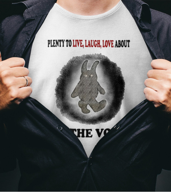 Jmcgg Plenty To Live Laugh Love About In The Void With Shadowy Creature T-Shirt
