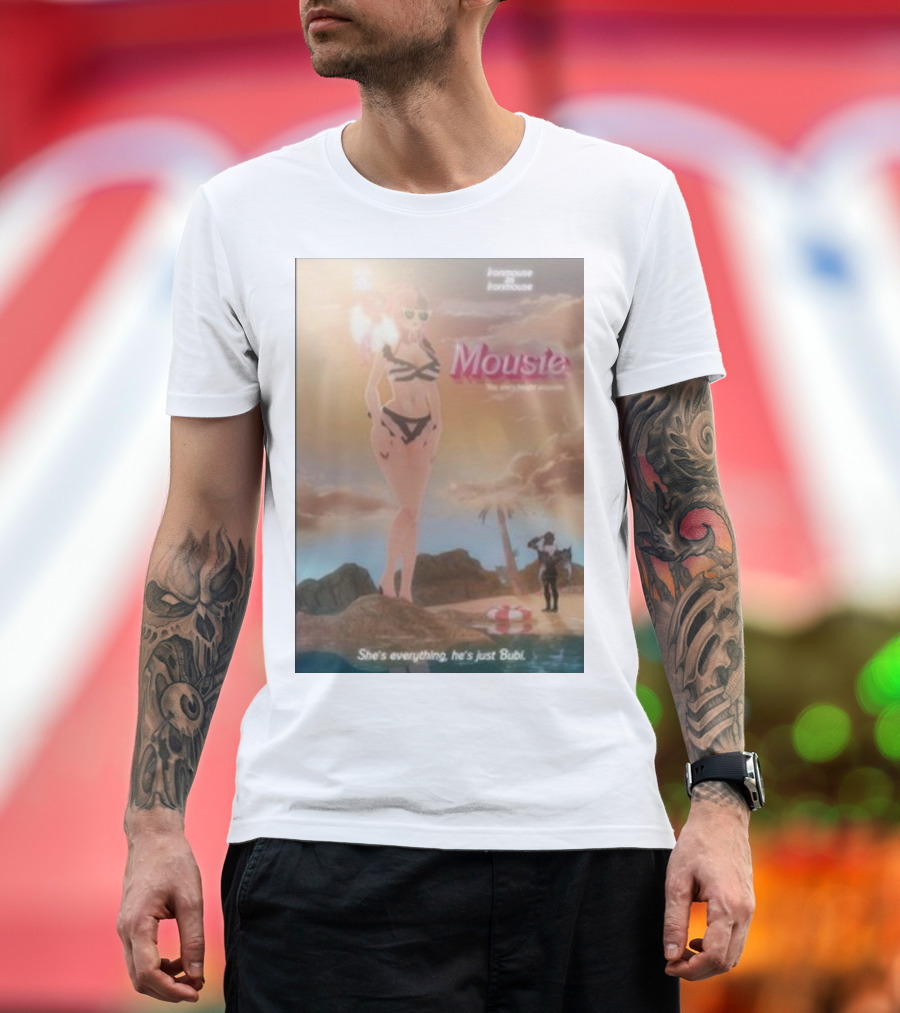 Ironmouse x Ironhouse Mousie She's Height Accurate She's Everything He's Just Bubi T-Shirt