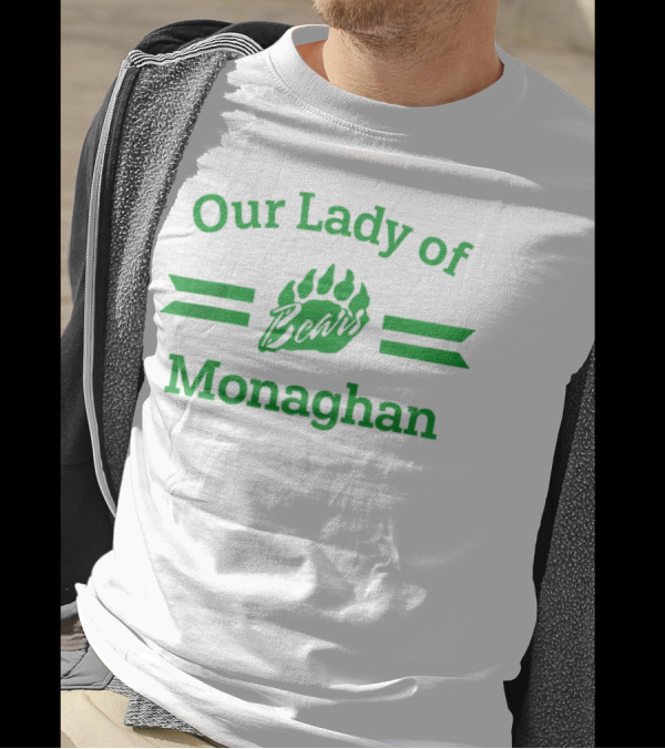 Our Lady Of Bears Monaghan Paw Prints T-Shirt