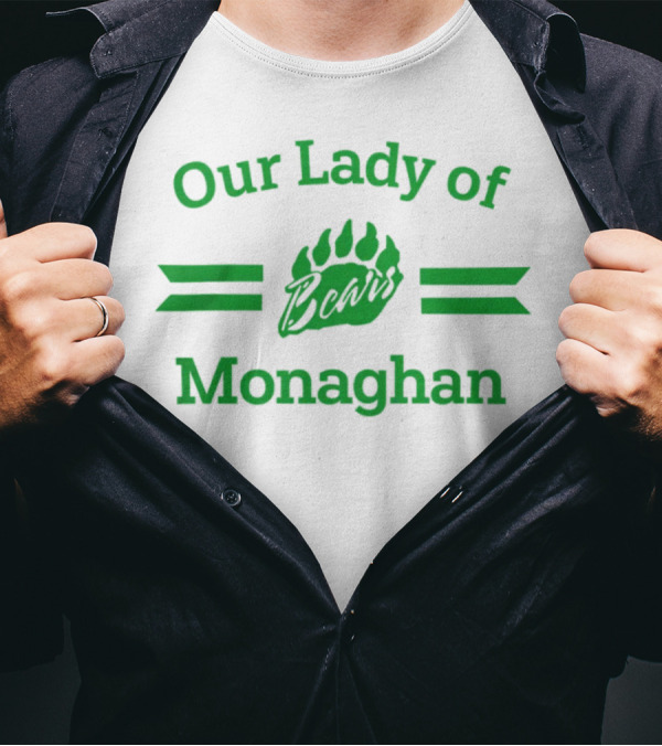 Our Lady Of Bears Monaghan Paw Prints T-Shirt