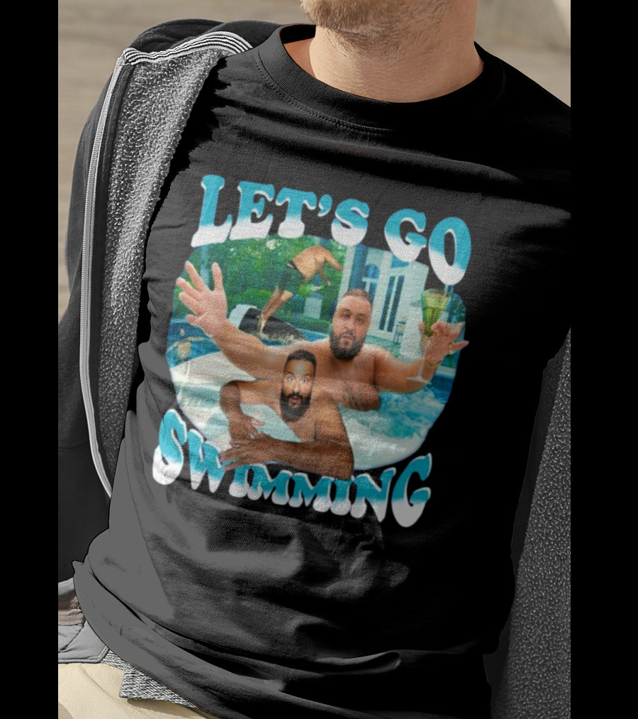 Let's Go Swimming Dj Khaled Pool Fun T-Shirt