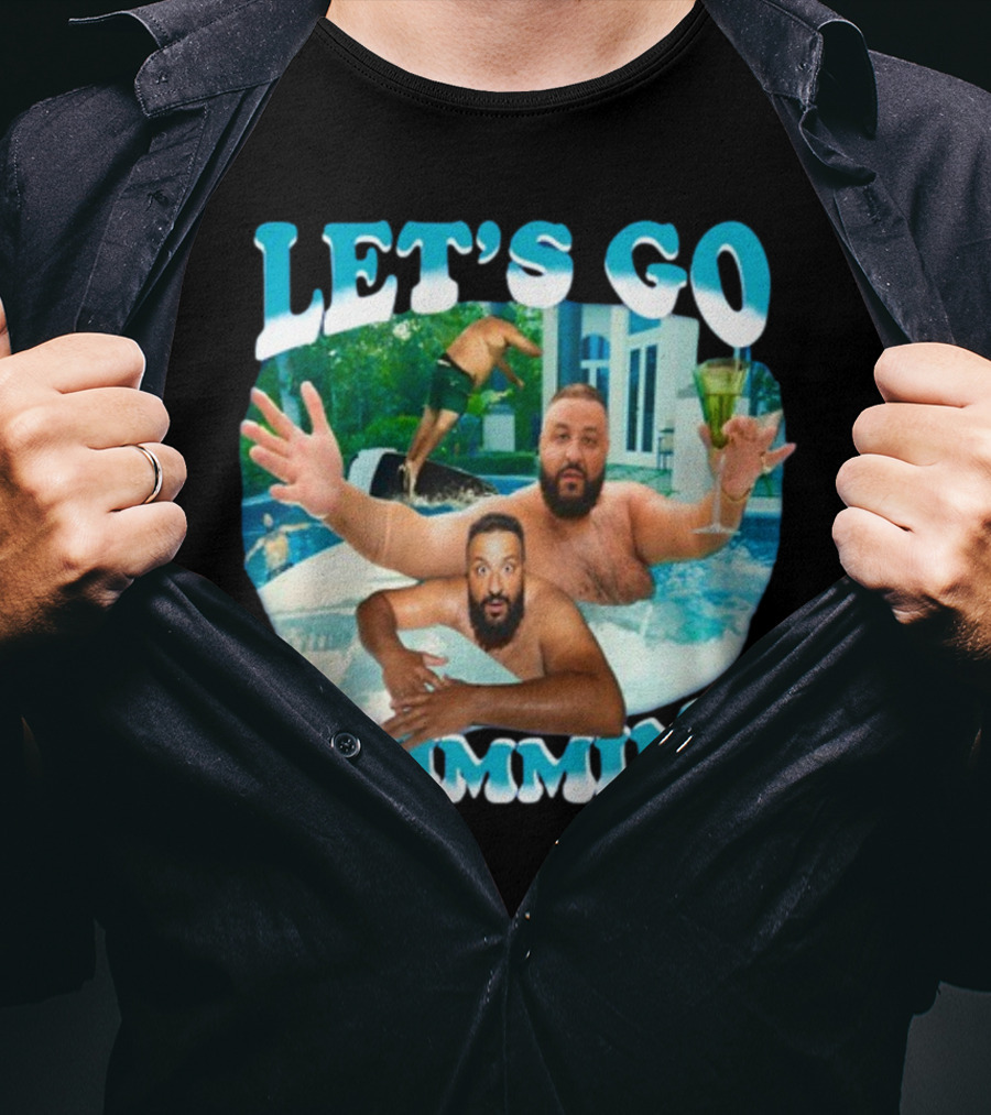 Let's Go Swimming Dj Khaled Pool Fun T-Shirt