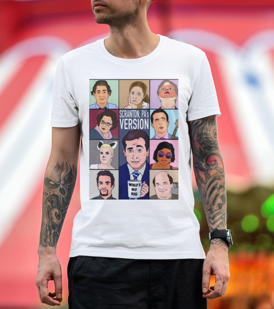 Scranton PA's Version The Office Eras World's Best Boss T-Shirt
