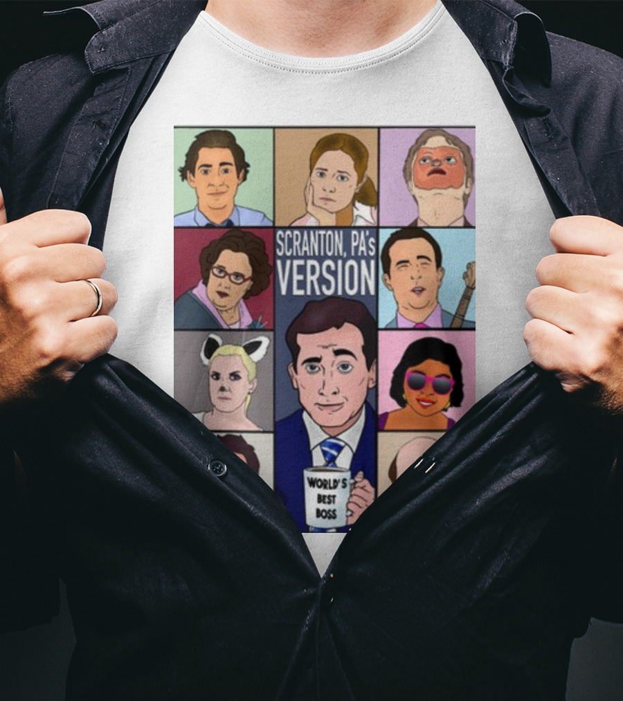 Scranton PA's Version The Office Eras World's Best Boss T-Shirt