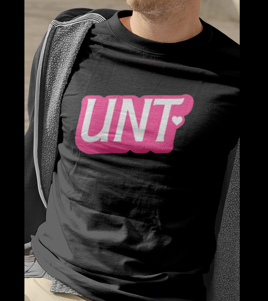 UNT Union Barbie Style Pink Heart T-Shirt