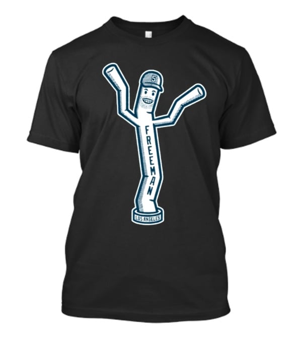 Freddie Freeman Los Angeles Dancing Inflatable Tube Guy T-Shirt
