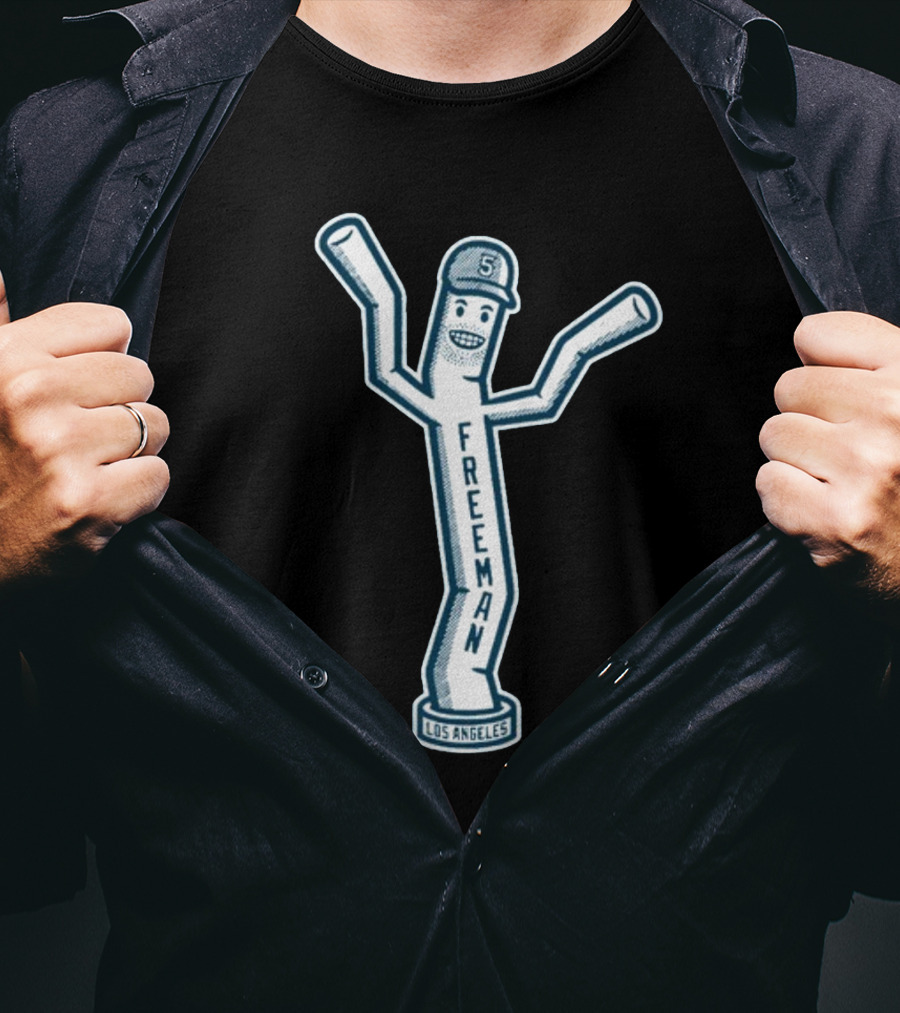 Freddie Freeman Los Angeles Dancing Inflatable Tube Guy T-Shirt