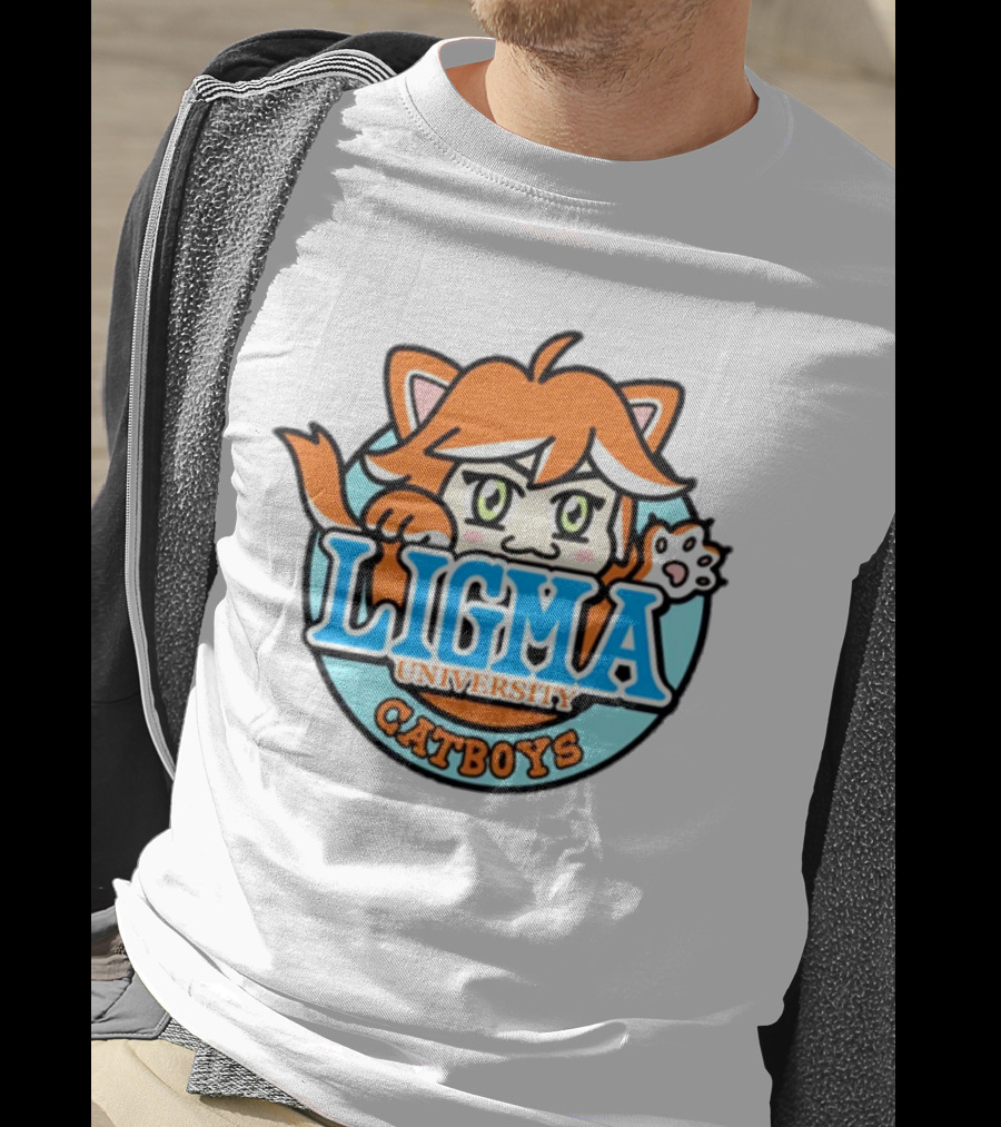 Ligma University Catboys Anime Style Mascot T-Shirt