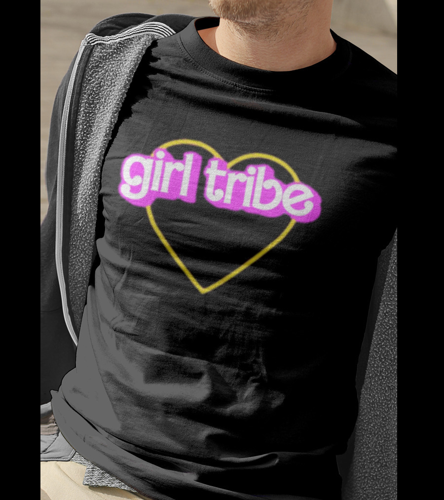 Malibu Girl Tribe Heart Neon T-Shirt