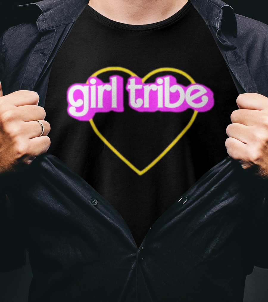 Malibu Girl Tribe Heart Neon T-Shirt