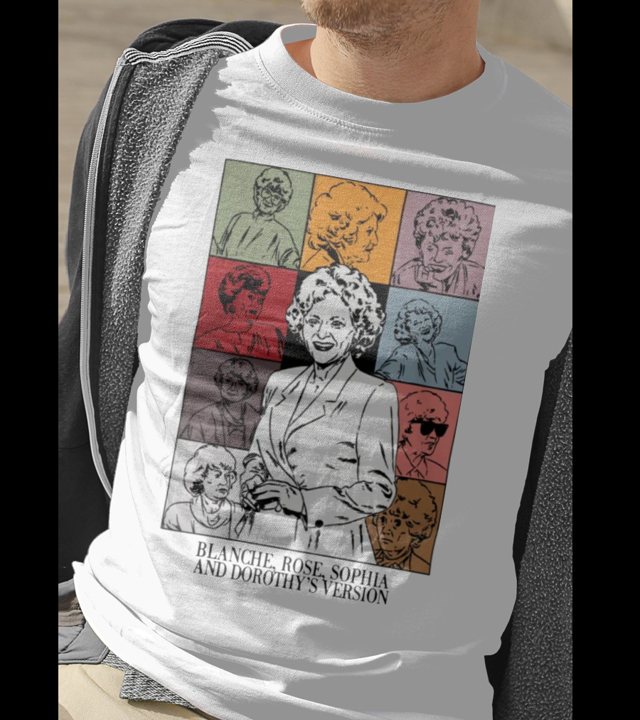 Blanche Rose Sophia Dorothy's Version Pop Art Portraits T-Shirt