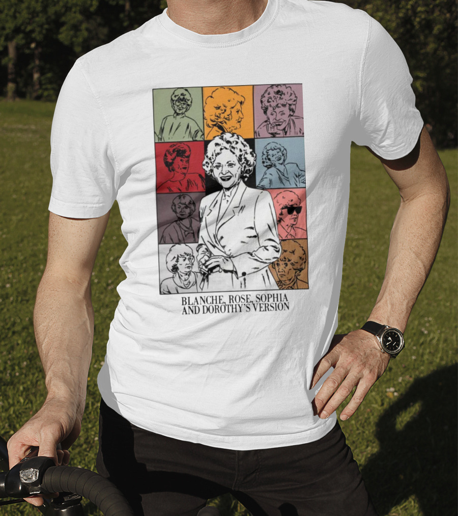 Blanche Rose Sophia Dorothy's Version Pop Art Portraits T-Shirt