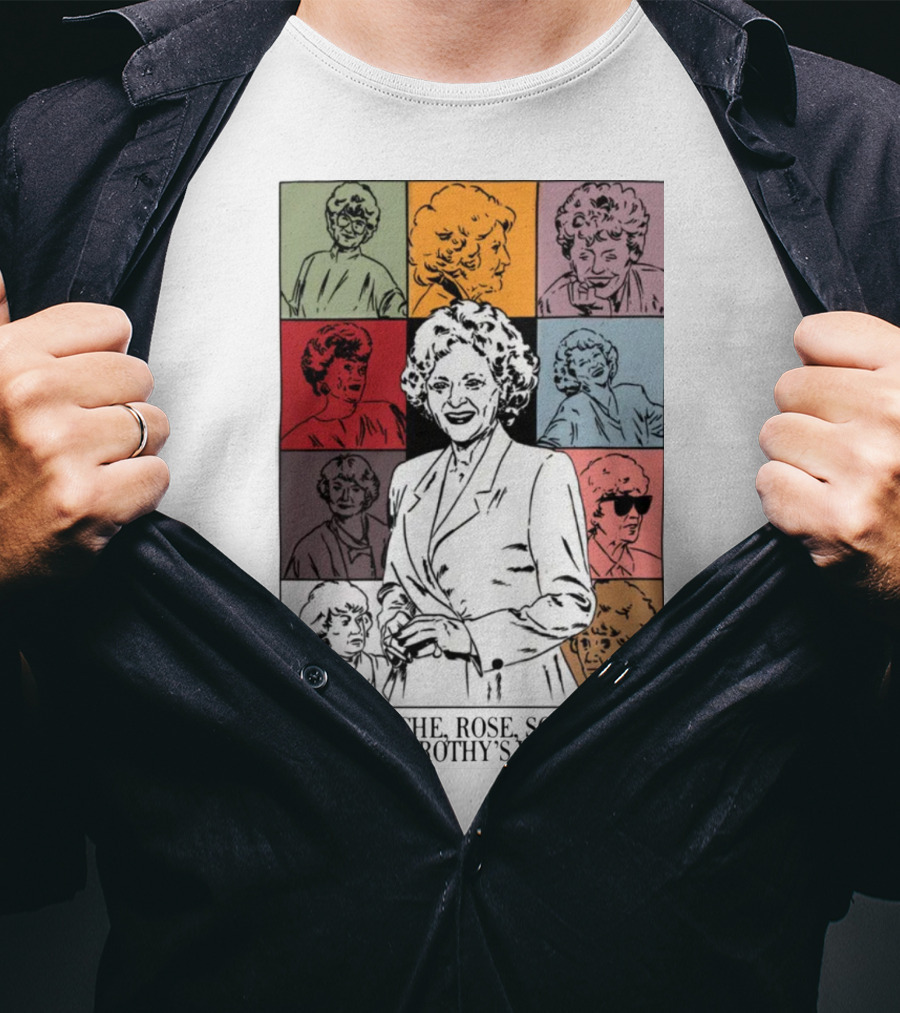 Blanche Rose Sophia Dorothy's Version Pop Art Portraits T-Shirt