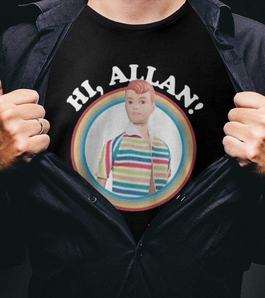 Hi Allan Retro Rainbow Toy T-Shirt