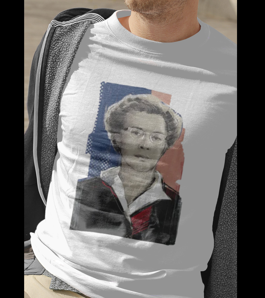 Milada Horáková Portrait With Blue T-Shirt