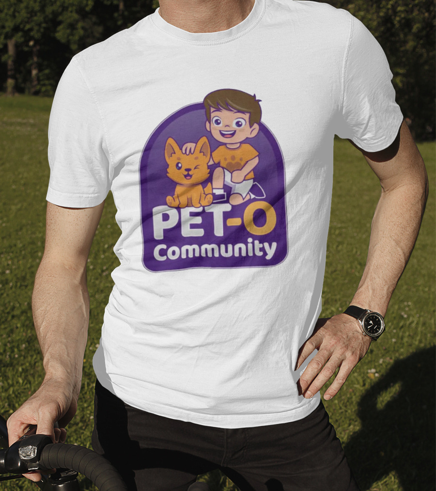 PET-O Community Winking Dog Child Cartoon T-Shirt