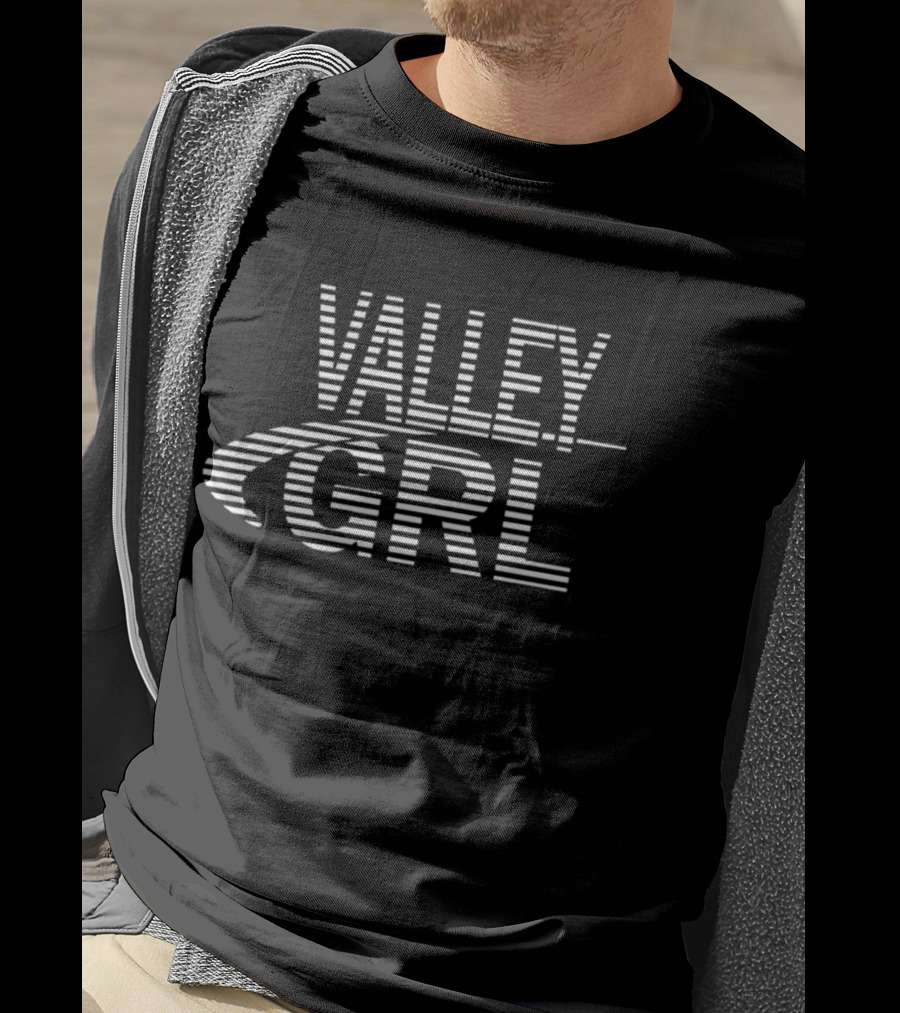 Valley Grl Retro Stripe T-Shirt