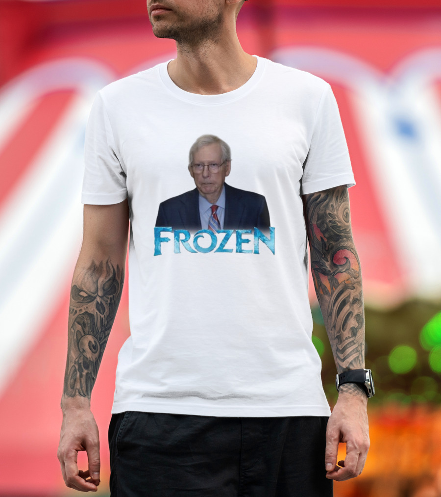 Mitch McConnell Frozen Parody Image with Frozen T-Shirt