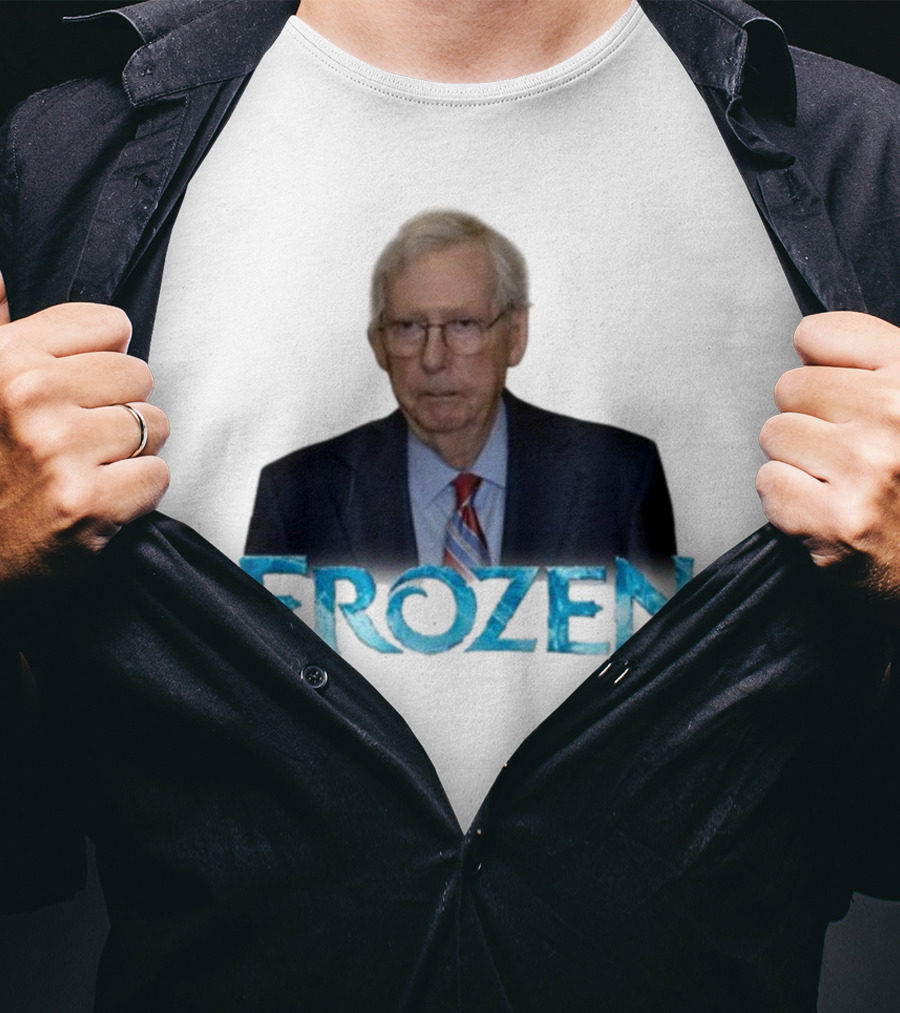 Mitch McConnell Frozen Parody Image With Frozen T-Shirt
