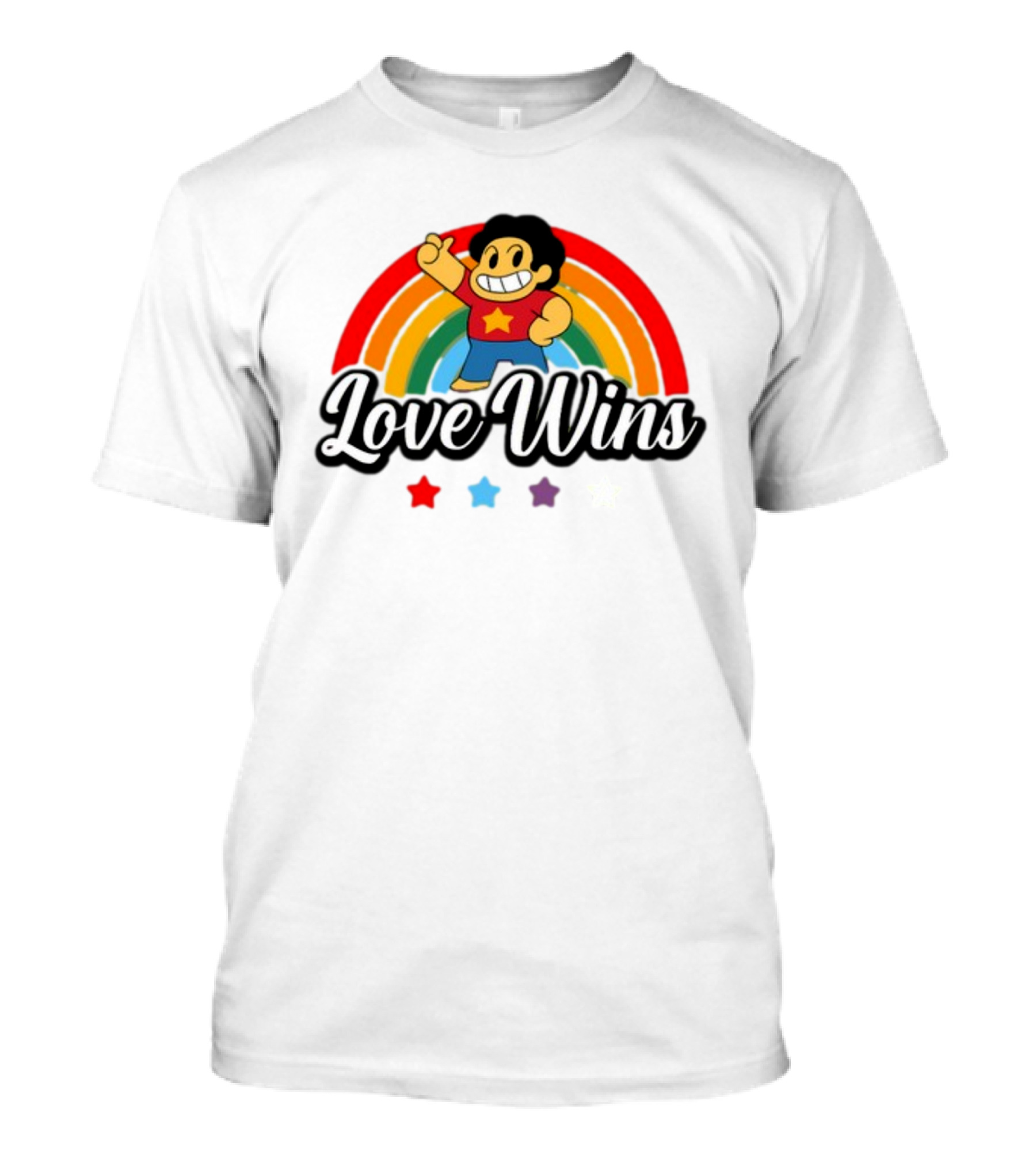 Love Wins Rainbow Steven Universe Star Power T-Shirt