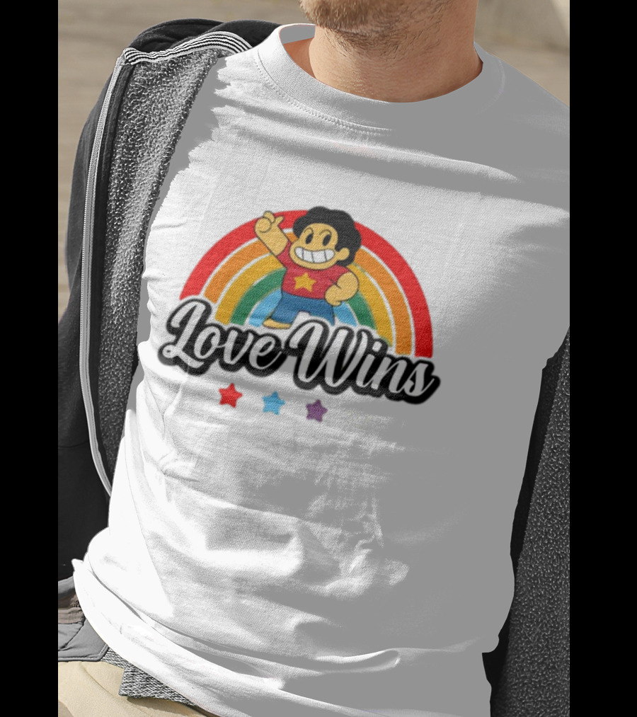 Love Wins Rainbow Steven Universe Star Power T-Shirt