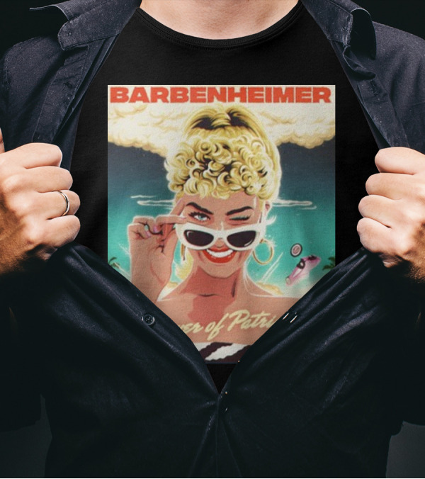 Barbenheimer Destroyer Of Patriarchy Nordacious Retro Feminist Empowerment T-Shirt
