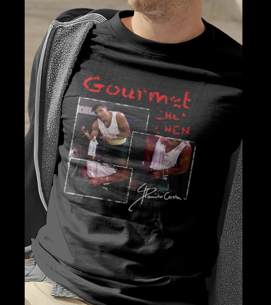 Gourmet Chen Chen Paulo Costa Signature Three-Image Collage T-Shirt