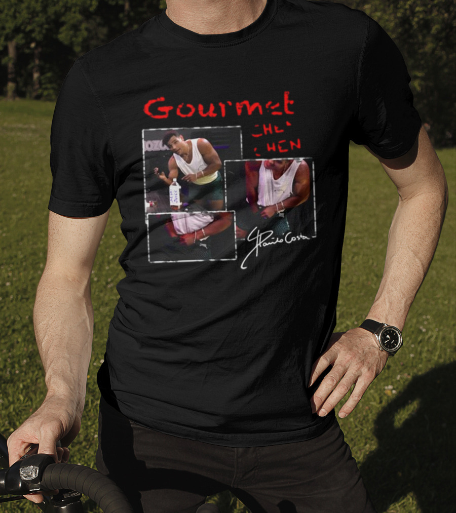 Gourmet Chen Chen Paulo Costa Signature Three-Image Collage T-Shirt