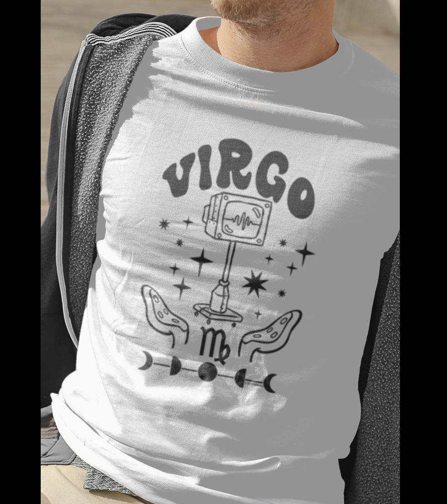 Virgo Spongebob Squarepants Capricorn Celestial T-Shirt