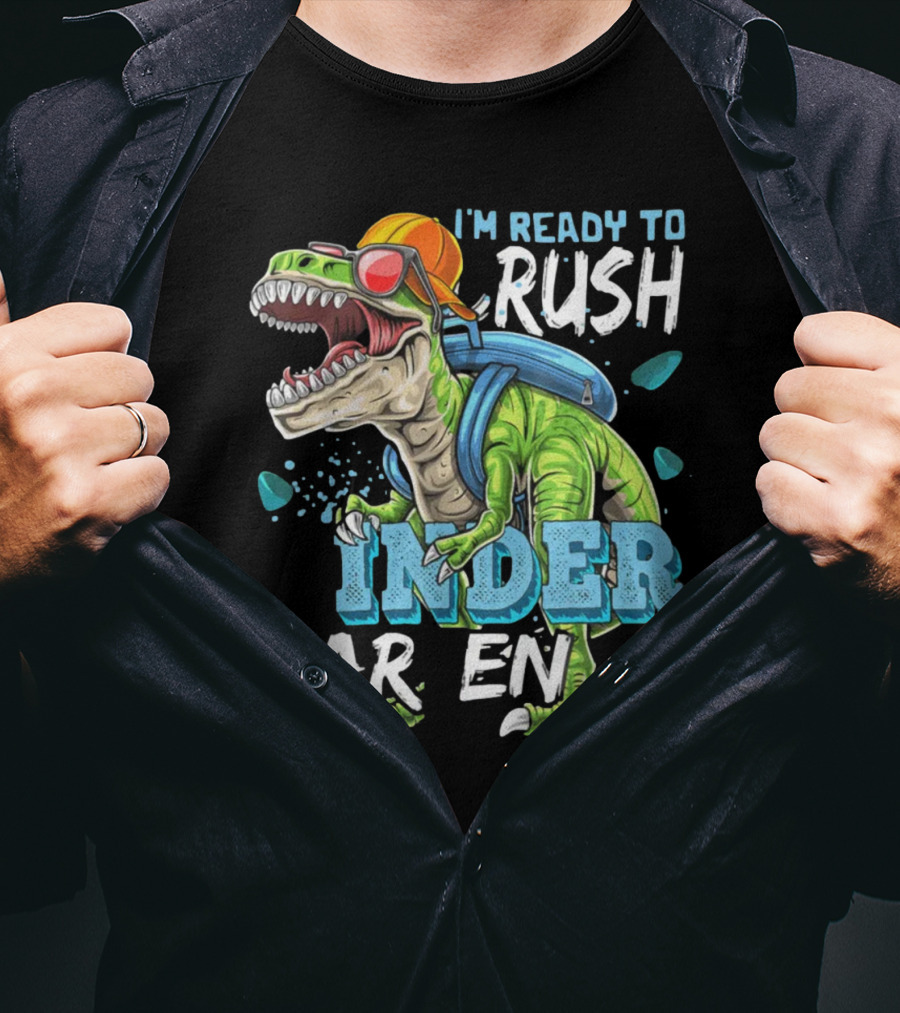 I'm Ready To Crush Kindergarten Dinosaur Adventure T-Shirt