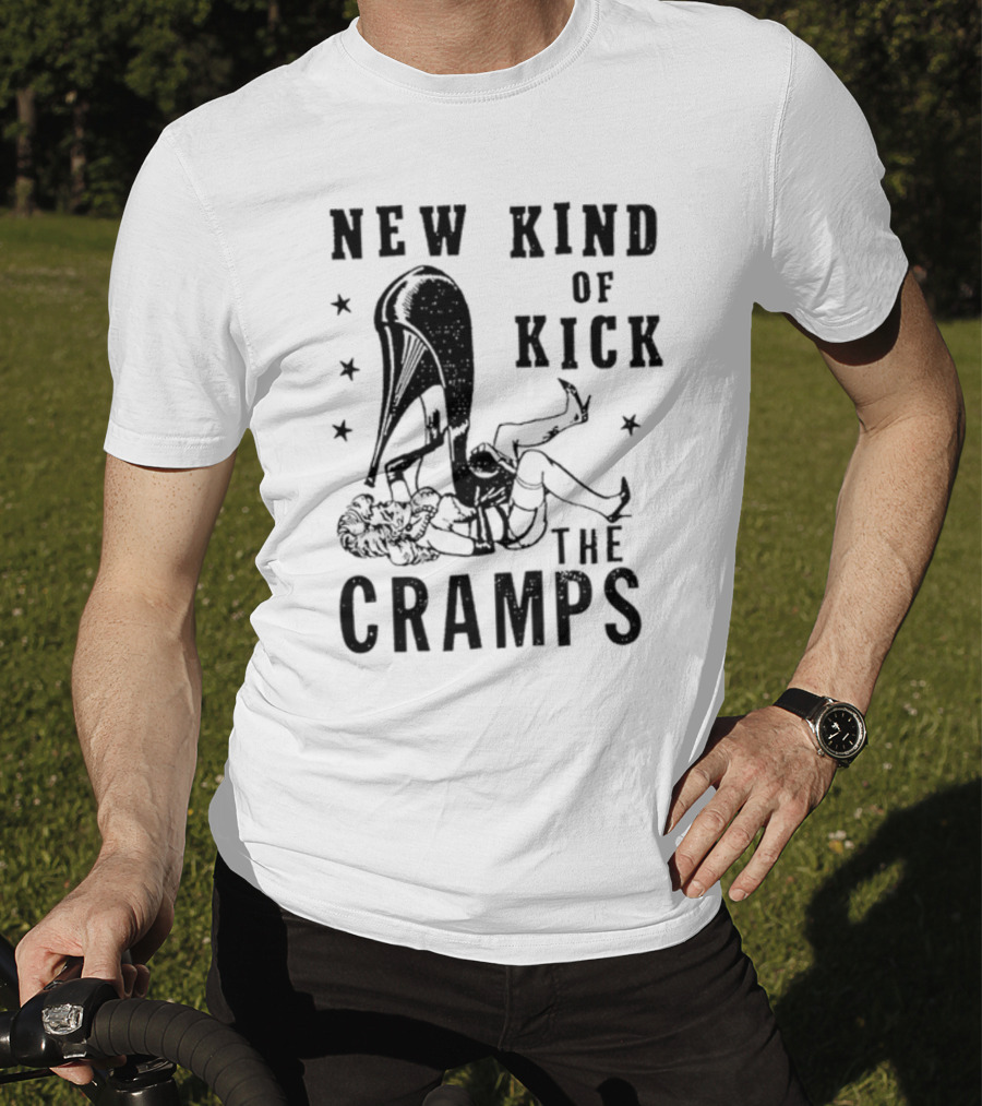 New Kind Of Kick The Cramps Retro Pin-Up T-Shirt