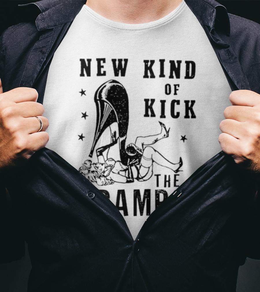 New Kind Of Kick The Cramps Retro Pin-Up T-Shirt