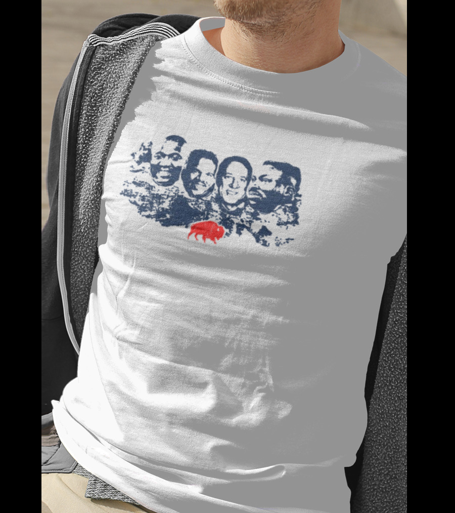 Nick Mayerik Buffalo Kelly Thomas Reed Smith Red Buffalo Faces T-Shirt