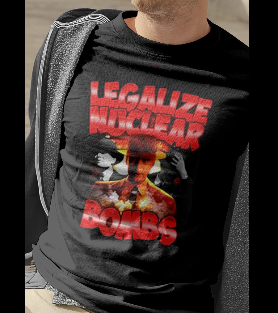 Legalize Nuclear Bombs Gangster Aesthetic With Explosive Imagery By Designedbytheboys T-Shirt