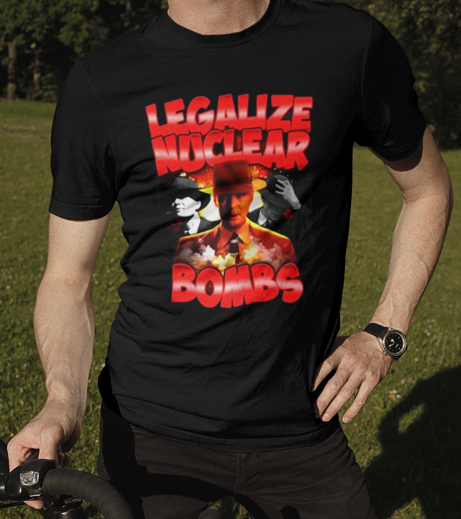 Legalize Nuclear Bombs Gangster Aesthetic With Explosive Imagery By Designedbytheboys T-Shirt