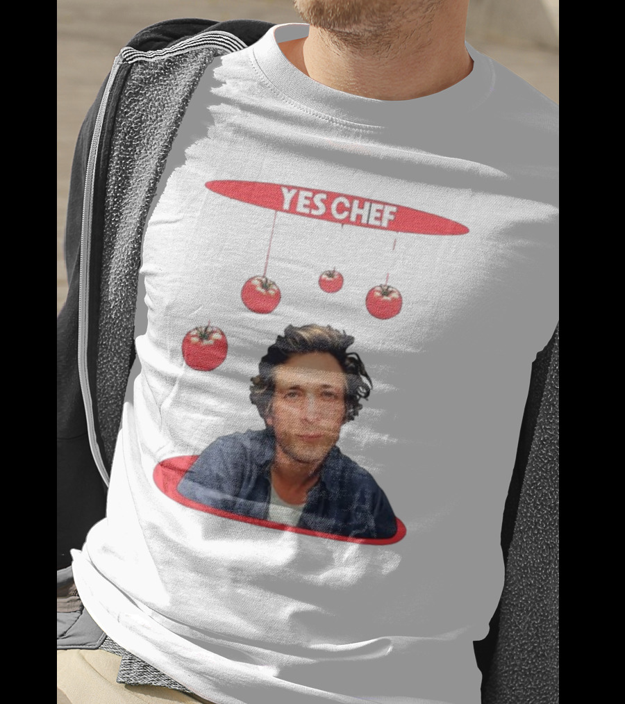 Yes Chef Hanging Tomatoes Guy T-Shirt