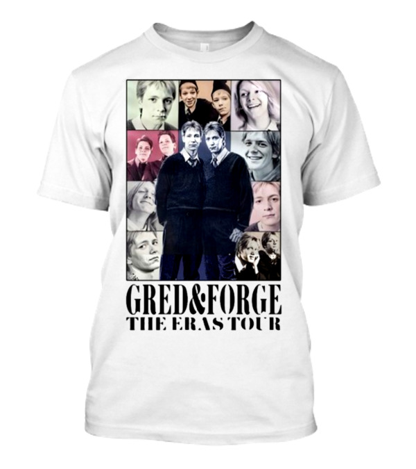 Gred And Forge The Eras Tour Collage Of Characters T-Shirt