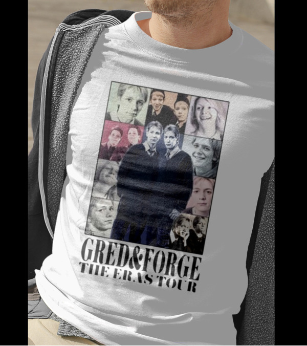 Gred And Forge The Eras Tour Collage Of Characters T-Shirt