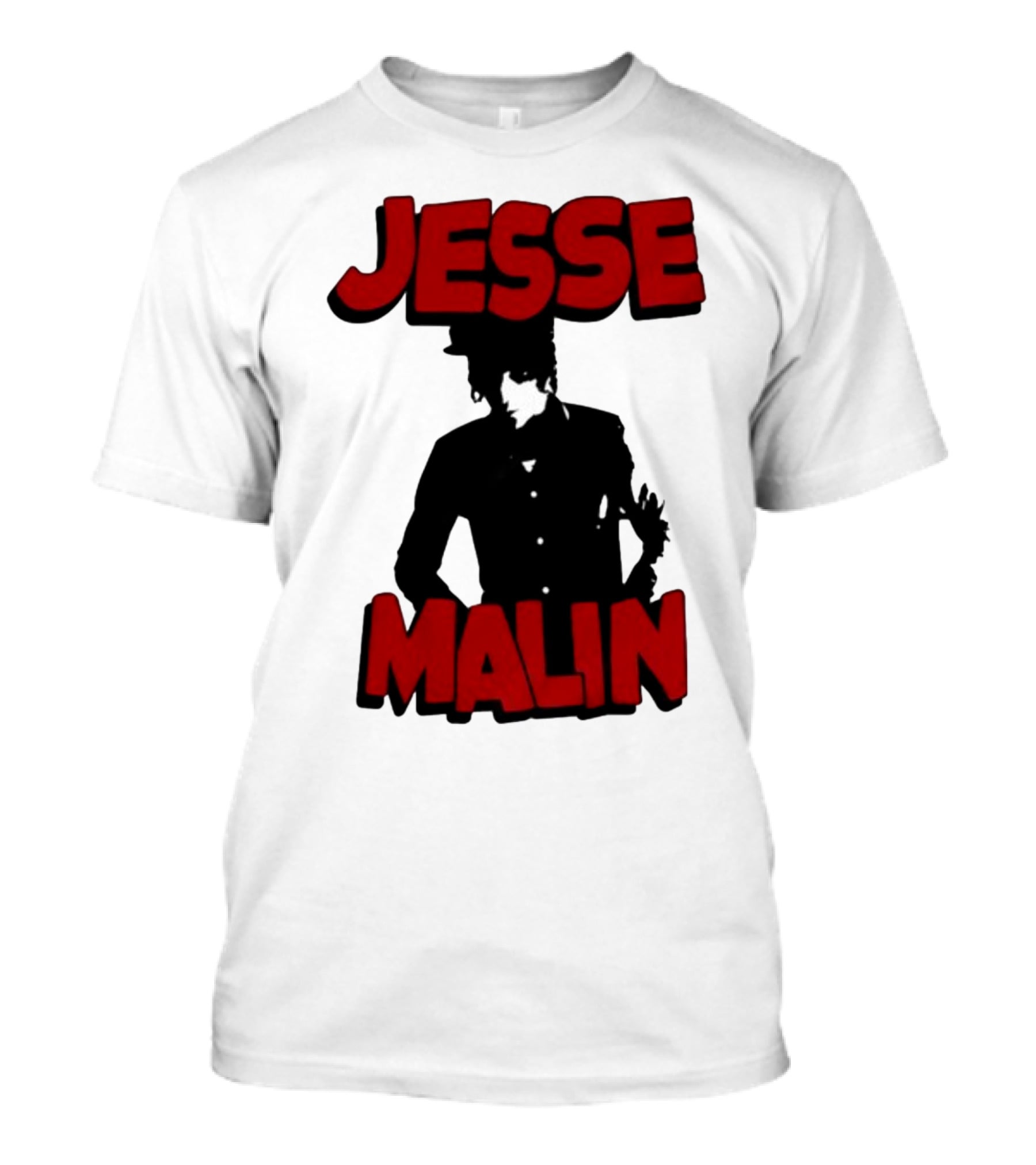Jesse Malin Bold Red Text T-Shirt