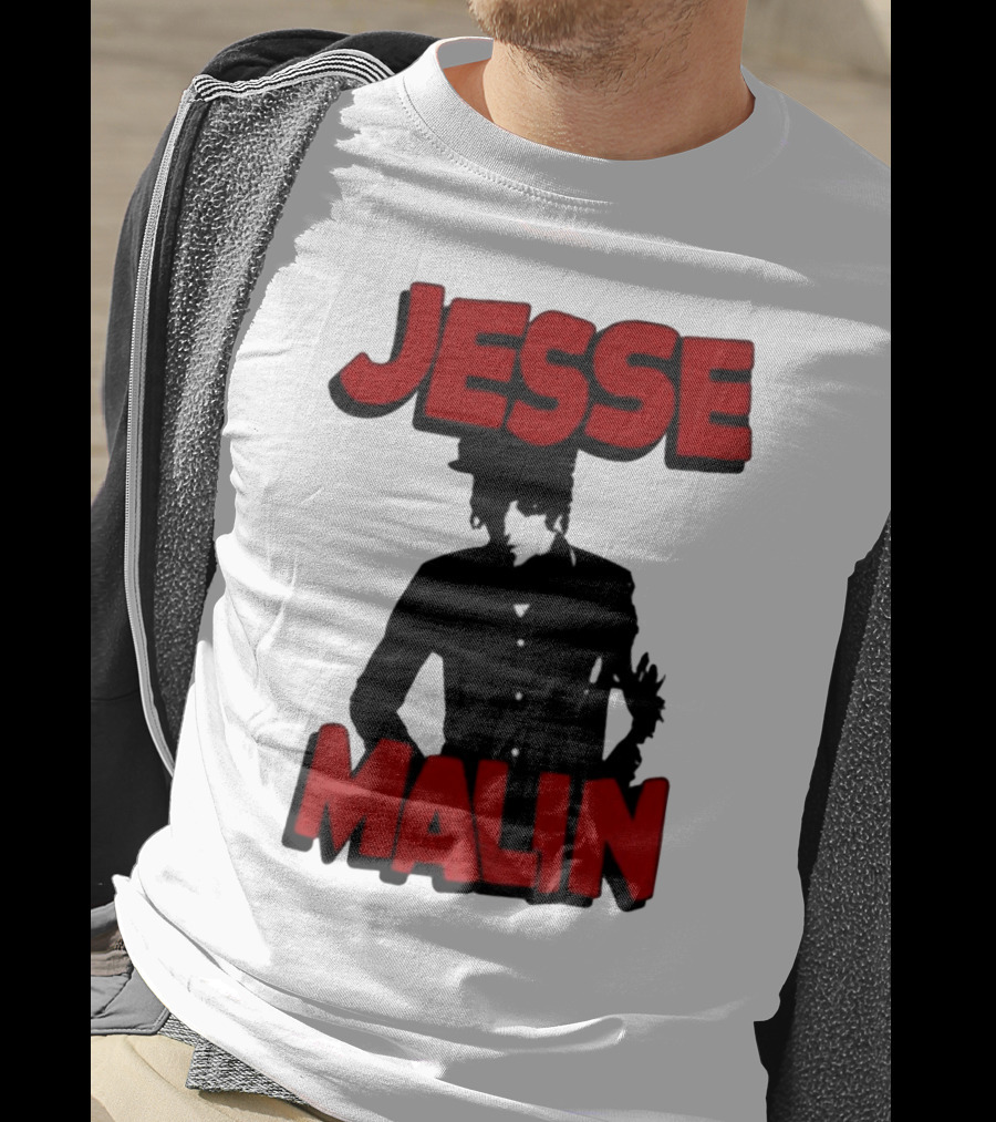 Jesse Malin Bold Red Text T-Shirt