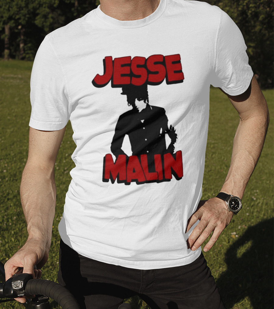 Jesse Malin Bold Red Text T-Shirt