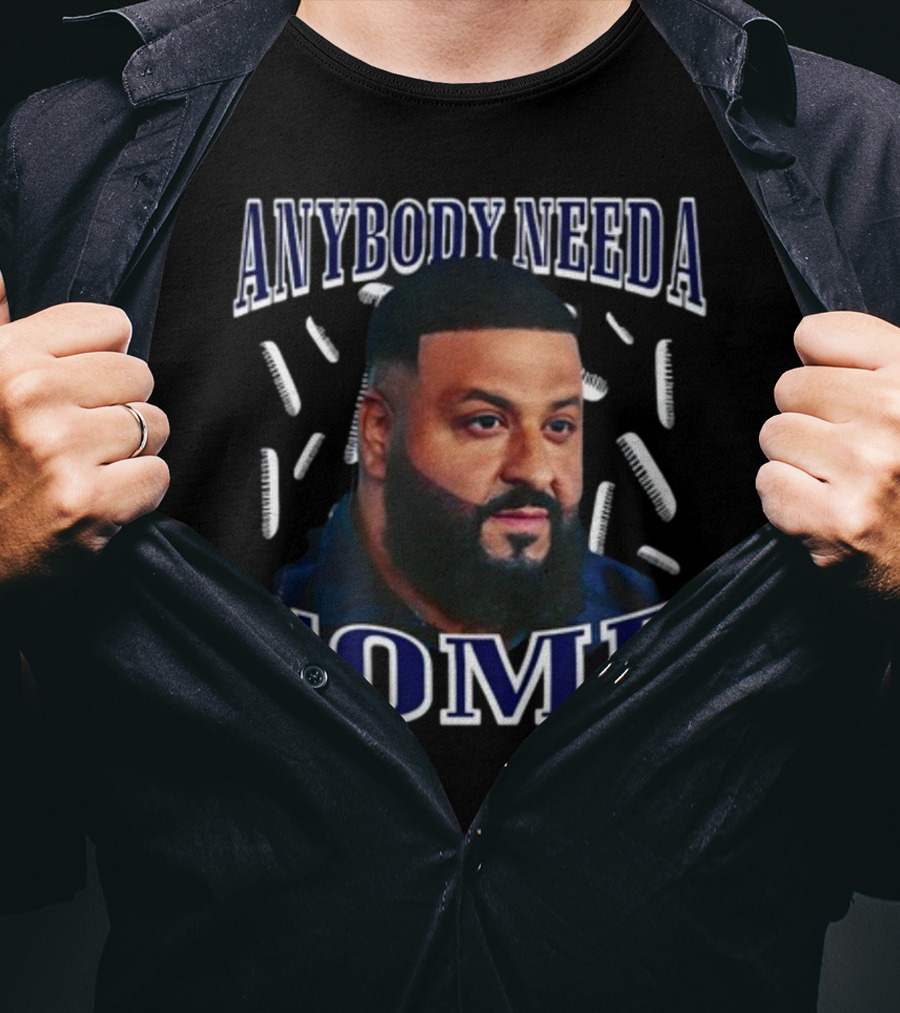 Funnyahhtees DJ Khaled Anybody Need A Comb T-Shirt
